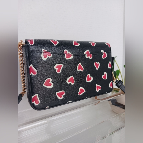 NWT Kate Spade - Morgan Stencil Hearts Embossed Crossbody Bag - Picture 8 of 14